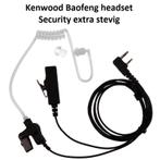 10X Kenwood Baofeng Security extra stevig headset | NIEUW, Minder dan 2 km, Verzenden, Nieuw, Handsfree-functie