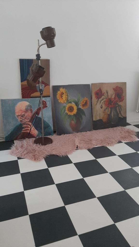 Handgeschilderde doeken, Antiek en Kunst, Kunst | Schilderijen | Modern, Ophalen
