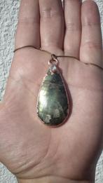 Electroformed Koperen Labradoriet hanger, Verzenden, Mineraal