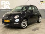 Fiat 500 1.0 Hybrid Lounge Carplay Cruise Airco Navi, Auto's, Fiat, Voorwielaandrijving, 4 stoelen, Leder en Stof, Zwart