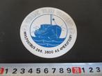 sticker Hengelsport Vrije tijd vistijd Amersfoort boot EB088, Ophalen, Zo goed als nieuw, Bedrijf of Vereniging