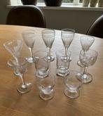 11 oude likeur glaasjes, Ophalen of Verzenden, Zo goed als nieuw, Borrel- of Shotglas
