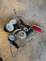 Verschillende fietslampen en fietshandvaten, Ophalen of Verzenden, Gebruikt