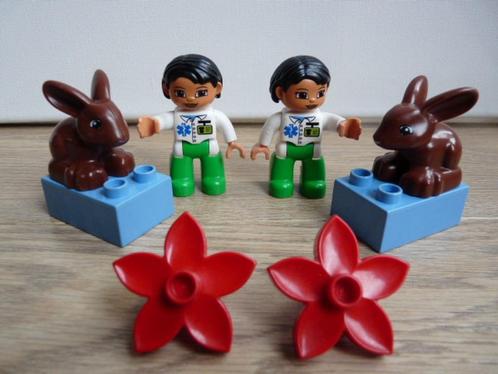 * Duplo: 2 keer 5685 Dierenarts met konijn * Dieren, arts *, Kinderen en Baby's, Speelgoed | Duplo en Lego, Gebruikt, Duplo, Complete set