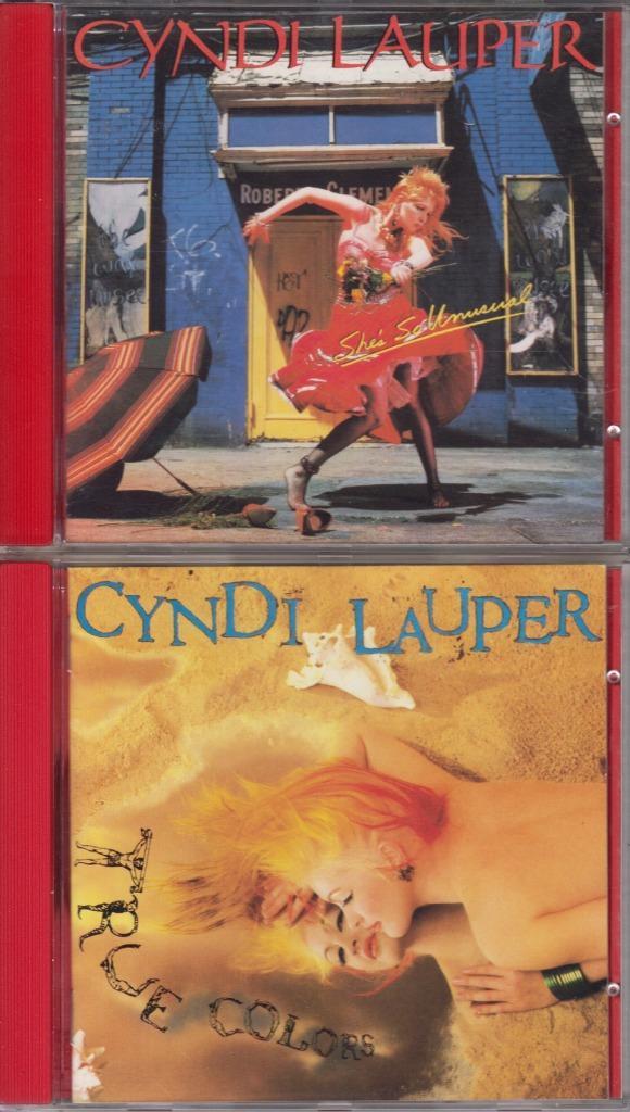 Cyndi Lauper - She's So Unusual + True Colors, Cd's en Dvd's, Cd's | Overige Cd's, Zo goed als nieuw, Ophalen