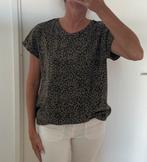 Panterprint shirt Costes maat M, Maat 38/40 (M), Zwart, Ophalen of Verzenden, Zo goed als nieuw
