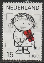 Nederland 1969 933 Kind 15c Viool, Gest, Postzegels en Munten, Postzegels | Nederland, Verzenden, Na 1940, Gestempeld