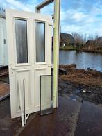 Kunststof voordeur met kozijn - Gebruikt, Ophalen, Gebruikt, 80 tot 100 cm, Buitendeur
