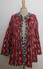 Hand gemaakt mooi rood klokkend vest! L/XL, Verzenden, Zo goed als nieuw, Maat 42/44 (L), Rood