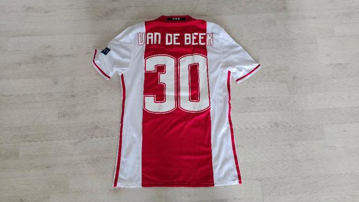 Ajax MATCHWORN Van de Beek Shirt! Europa League! Mt 6/M!, Verzamelen, Sportartikelen en Voetbal, Gebruikt, Shirt, Ajax, Ophalen of Verzenden