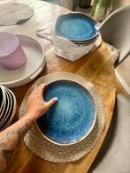 Prachtig handgemaakt servies borden, kommen en mokken, Huis en Inrichting, Keuken | Servies, Ophalen of Verzenden, Zo goed als nieuw