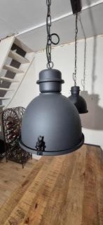 Hanglamp Dubbele industrieel, Huis en Inrichting, Lampen | Hanglampen, Ophalen, Zo goed als nieuw, Minder dan 50 cm