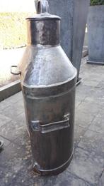 Vintage gegalvaniseerd metalen blik - 68 cm - speciale vorm, Antiek en Kunst, Curiosa en Brocante, Ophalen of Verzenden