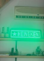 Heiniken bar lamp, Verzamelen, Biermerken, Ophalen of Verzenden, Zo goed als nieuw, Reclamebord, Plaat of Schild, Heineken