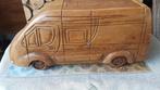 Vintage Zeer Oud Handgemaakte  hout Camper, Ophalen of Verzenden