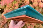 Bonsai onderzetter rechthoekig turquoise 28x17,6x2,6, Rechthoekig, Ophalen of Verzenden, Zo goed als nieuw, Minder dan 25 cm