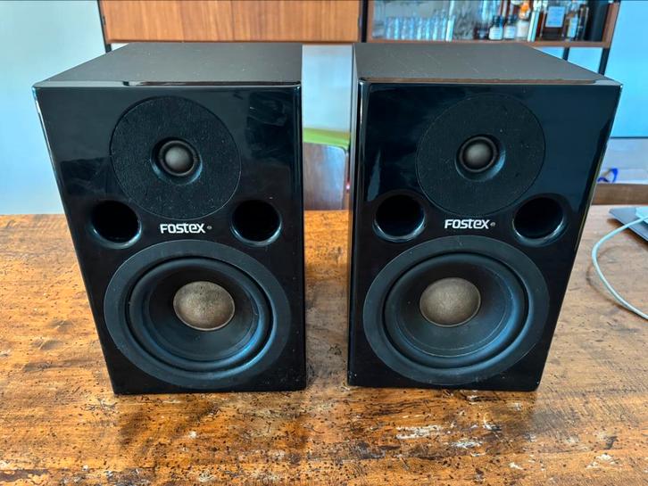 Fostex PM0.5 MKII - Set actieve monitorspeakers, Audio, Tv en Foto, Luidsprekers, Gebruikt, Front, Rear of Stereo speakers, Overige merken