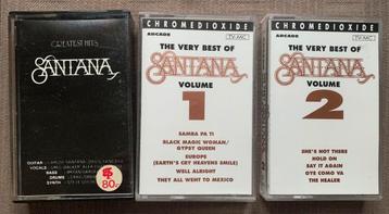 3x Het beste van SANTANA cassette cassettebandjes tapes MC’s beschikbaar voor biedingen