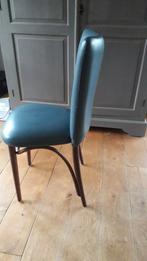 2 vintage Thonet stoelen in zgst!, Huis en Inrichting, Ophalen, Twee, Blauw, Bistroset unieke