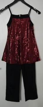 Prachtig Flower Power outfit mt 116, Kinderen en Baby's, Ophalen of Verzenden, Nieuw, 110 t/m 116, Meisje