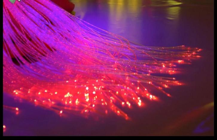 Snoezel fiberglow 200 kabels 3 meter NIEUW + lichtbron, Huis en Inrichting, Lampen | Losse lampen, Nieuw, Led-lamp, Minder dan 30 watt