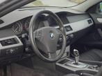 BMW 5 Serie 525i Luxe auto met onderhoudshistorie (bj 2009), Achterwielaandrijving, Gebruikt, Zwart, 2000 kg