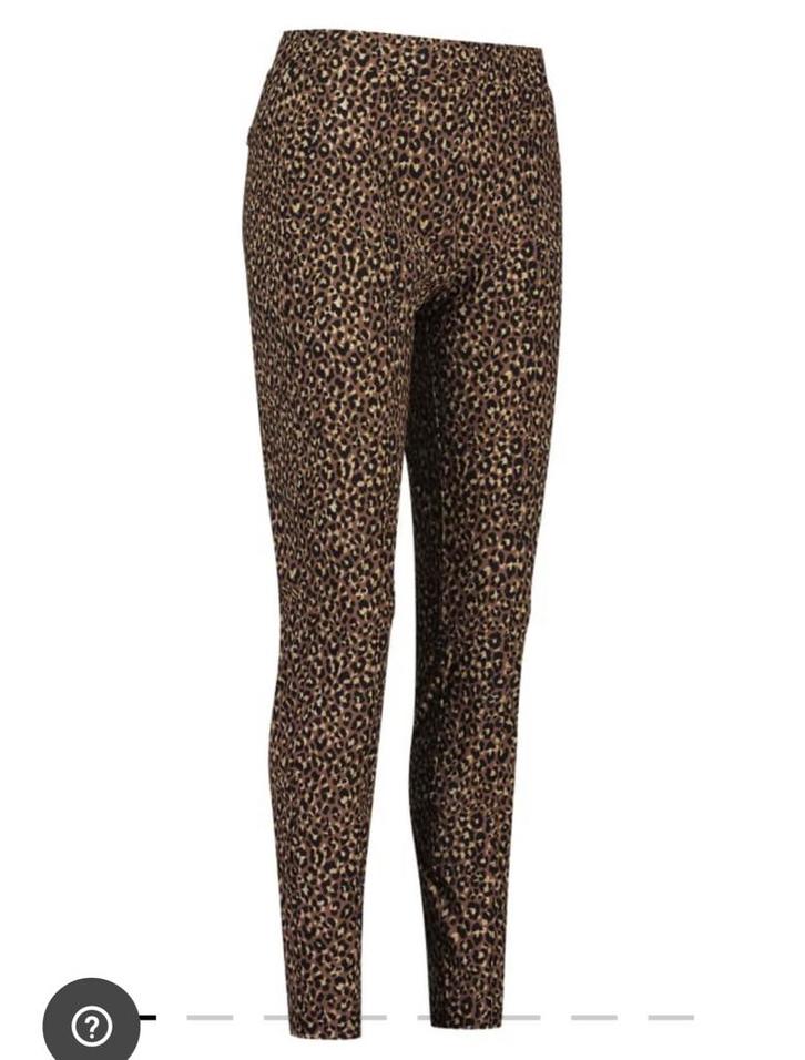 Studio Anneloes Laura Leopard trousers, xs valt als S, Kleding | Dames, Broeken en Pantalons, Zo goed als nieuw, Maat 36 (S), Lang