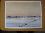 Almelo plaat uit de kalender 45 x 35 cm., Verzenden, Voor 1940, Zo goed als nieuw