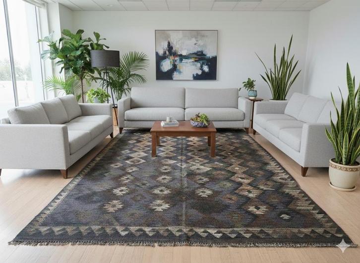 Kelim Tapijt 200x300 vloerkleden tapijt kleed tapijten klede, Huis en Inrichting, Stoffering | Tapijten en Kleden, Nieuw, 200 cm of meer