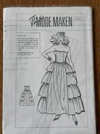 852/1 Patroon, galajurk Vintage jaren 80, Hobby en Vrije tijd, Kledingpatronen, Overige merken, Overige typen, Vrouw, Nieuw