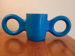 Domoor Beker Blauw Richard Hutten Gispen 2 oren mok plastic, Huis en Inrichting, Keuken | Servies, Overige materialen, Gebruikt