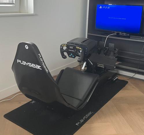 Fanatec csl elite f1 set met playseat (en ps4), Spelcomputers en Games, Spelcomputers | Sony PlayStation Consoles | Accessoires