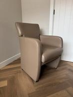 6 lederen eetkamerstoelen, Huis en Inrichting, Stoelen, Ophalen, Gebruikt, Overige kleuren, Leer