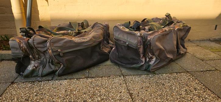 2x Shimano Tribal tassen, Watersport en Boten, Hengelsport | Karpervissen, Gebruikt, Overige typen, Ophalen of Verzenden