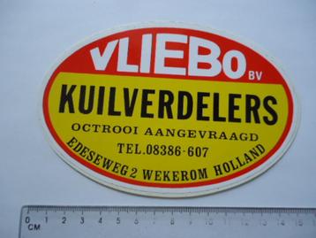 sticker oud VLIEBO Wekerom boer landbouw agrarisch traktor beschikbaar voor biedingen