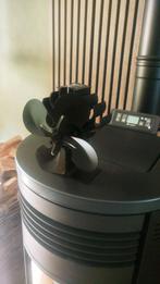 Automatische haard/kachel ventilator warmte fan 4 bladen, Ophalen of Verzenden, Gebruikt, Vrijstaande haard, Overige soorten
