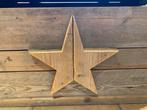 Grote houten speelgoedkist / opbergkist met ster, Ophalen of Verzenden, Zo goed als nieuw, 50 tot 100 cm, Minder dan 50 cm