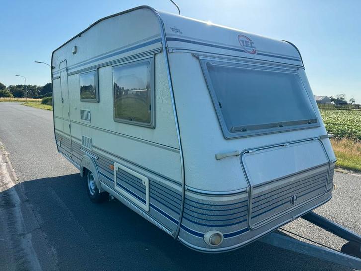 TEC Travelking 420 met Mover, Voortent & Luifel!, Caravans en Kamperen, Caravans, Bedrijf, tot en met 4, 750 - 1000 kg, Treinzit