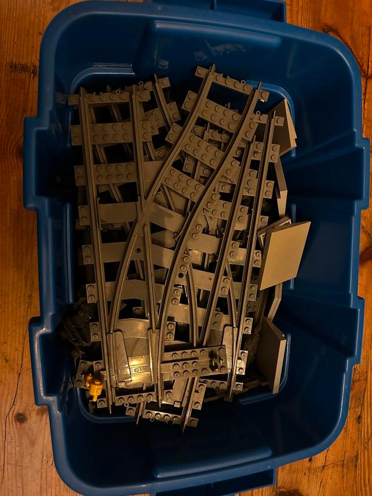 Lego Treinrails Set, Kinderen en Baby's, Speelgoed | Duplo en Lego, Gebruikt, Lego, Losse stenen, Ophalen