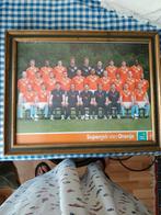 Voetbal poster ingelijst oud ned elftal super de Boer €12,95, Ophalen of Verzenden, Zo goed als nieuw, Foto of Poster