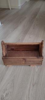 Mooie houten plantenbak, decoratie kist, Ophalen of Verzenden, Zo goed als nieuw, Hout, Minder dan 60 cm