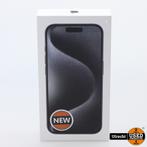 iPhone 15 Pro 128GB Black Titanium Nieuw incl Aankoopbon, Nieuw