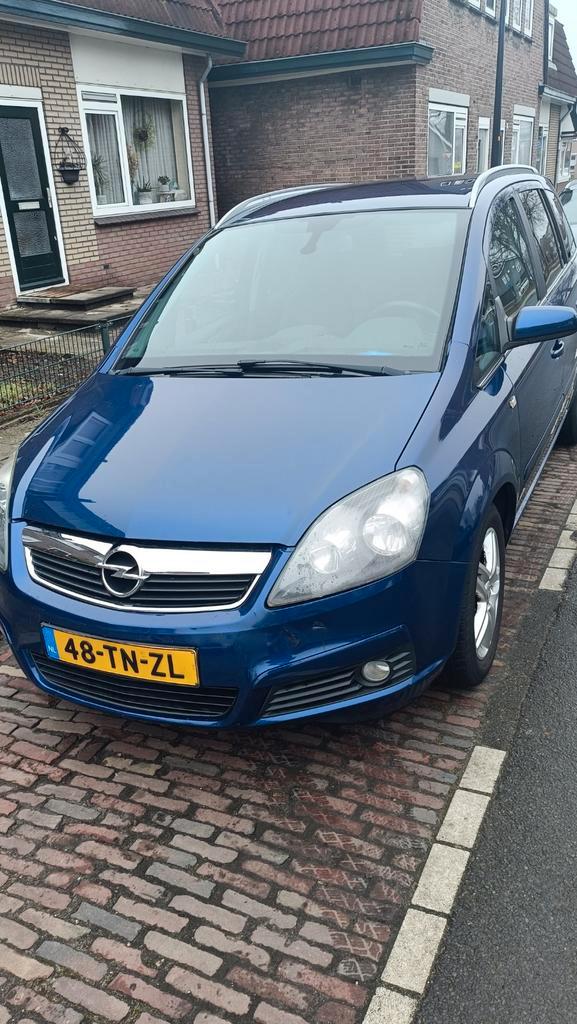 Opel Zafira 1.8 2006 Blauw, Auto's, Opel, Particulier, Zafira, Benzine, C, MPV, Handgeschakeld, Origineel Nederlands, Blauw, Voorwielaandrijving