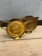 Twee Vintage messing kannen, Antiek en Kunst, Ophalen of Verzenden