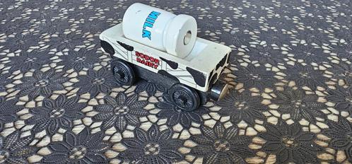 thomas de trein hout melkwagon, Kinderen en Baby's, Speelgoed | Thomas de Trein, Zo goed als nieuw, Ophalen of Verzenden