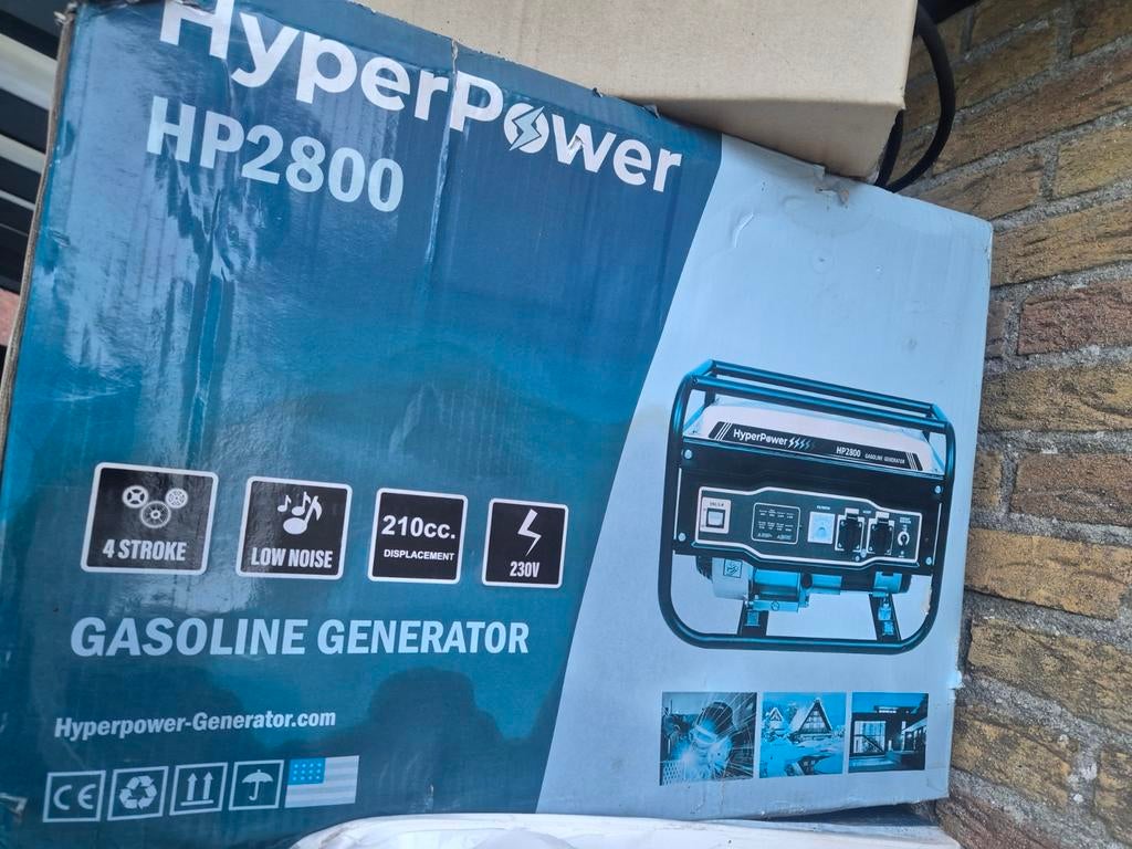 Nieuwe HyperPower HP2800 Aggregaat, Ophalen of Verzenden, Nieuw, Minder dan 5 kVA, Benzine
