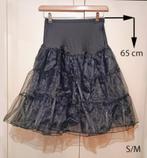 Zwarte petticoat, Nieuw, Maat 36 (S), Zwart, Verzenden