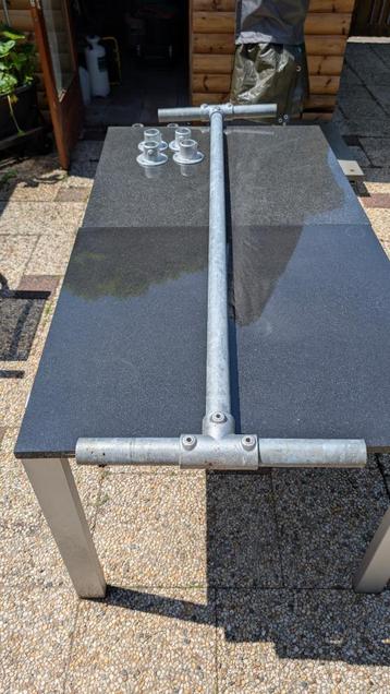 onderstel voor eettafel / tuintafel steigerpijp beschikbaar voor biedingen