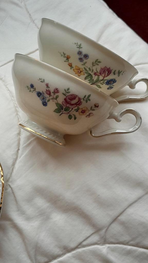 Servies Königliche pr. Tettau 1794 Duitsland, kop en schotel, Huis en Inrichting, Keuken | Servies, Gebruikt, Kop(pen) en/of Schotel(s)