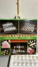 Lucky  7 Seven Gaming Classics bord spellen, Hobby en Vrije tijd, Gezelschapsspellen | Bordspellen, Ophalen of Verzenden